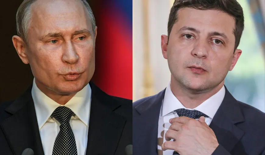 Zelenski îi cere lui Putin să îşi exercite „de urgenţă” influenţa pe lângă separatiştii ruşi