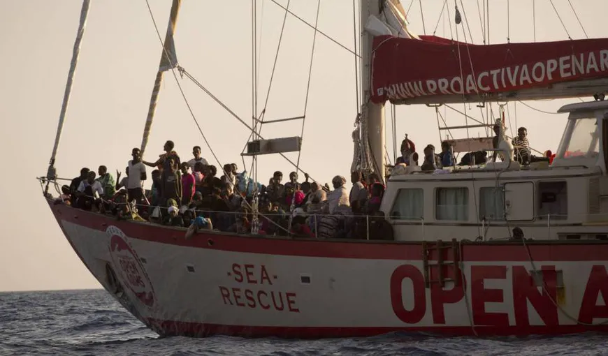 România nu mai primeşte migranţi de pe nava ONG-ului Open Arms