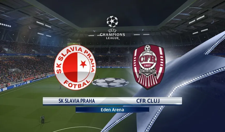 CFR Cluj spune adio Ligii Campionilor. Ardelenii au pierdut ambele meciuri cu Slavia Praga