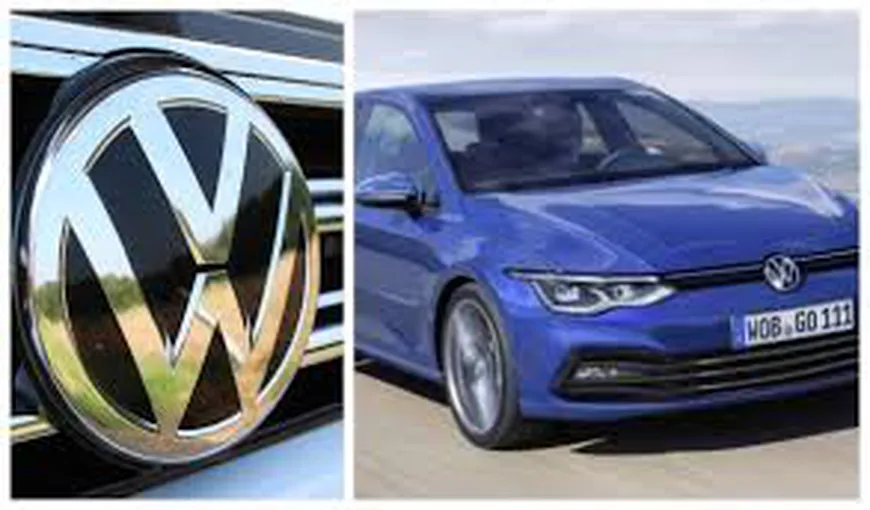 Volkswagen îşi schimbă logo-ul. Primul model cu noua emblemă este Golf 8 FOTO