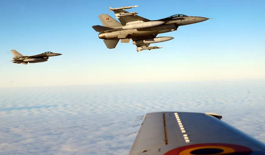 Rusia provoacă din nou: Două avioane de luptă F-16 belgiene au interceptat patru avioane ruseşti în spaţiul aerian al NATO