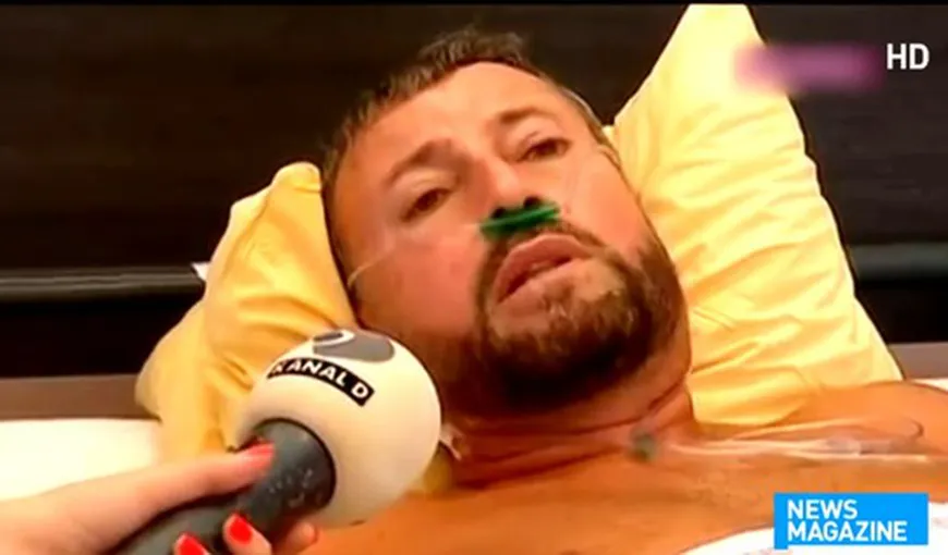 Primele imagini cu Cătălin Botezatu, pe patul de spital după de a fost operat de cancer la colon