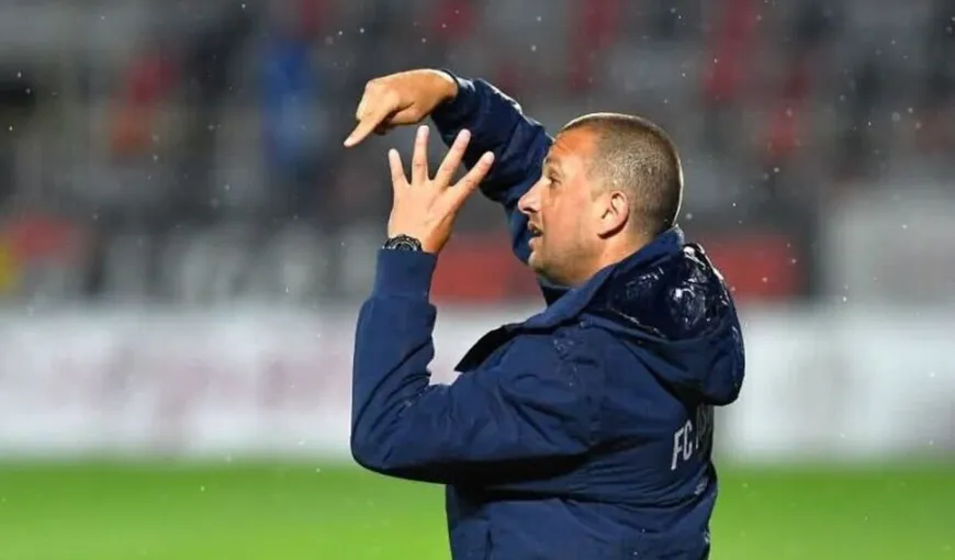 Costel Enache şi-a anunţat demisia din funcţia de antrenor al lui Hermannstadt. Înfrângerea cu Botoşani l-a scos din minţi