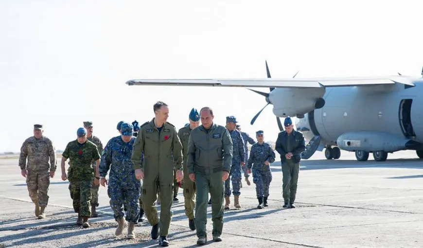 Un detaşament canadian de 135 de militari va face misiuni de Poliţie Aeriană în România