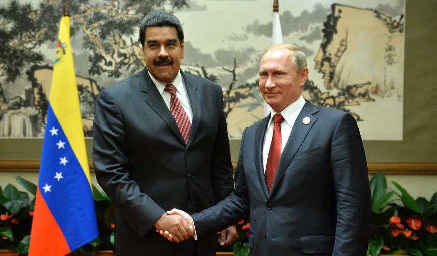 Preşedintele Putin îl primeşte pe omologul său, Maduro. Vor discuta despre „amestecul unor ţări terţe” în Venezuela