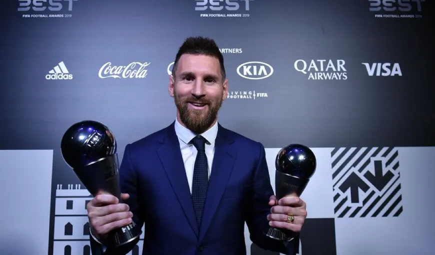 Lionel Messi, desemnat Jucătorul Anului de FIFA. Este pentru a şasea oară când primeşte trofeul