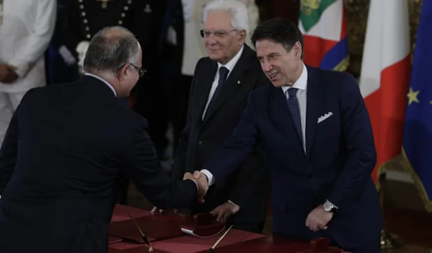 Noua coaliţie din Italia a depus jurământul