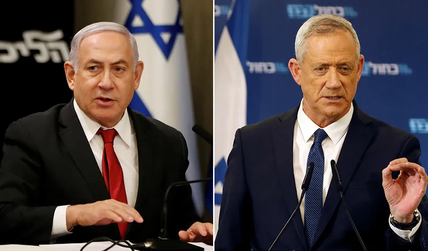 Netanyahu nu poate să formeze guvernul. El apelează la ajutorul rivalului său, Gantz