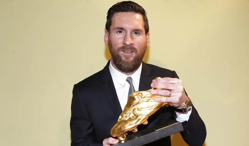Lionel Messi a primit a şasea Gheată de Aur