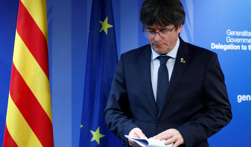 Nou mandat de arestare european pe numele liderulul catalan Carles Puigdemont