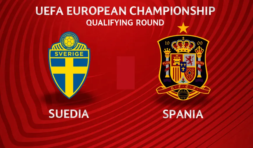 SUEDIA – SPANIA 1-1 în GRUPA F preliminariile Euro 2020