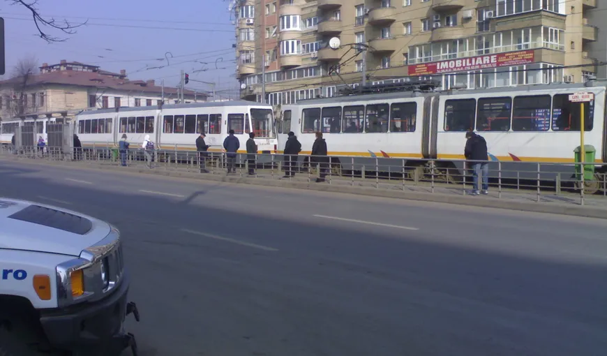 Copil lovit de tramvai în Bucureşti