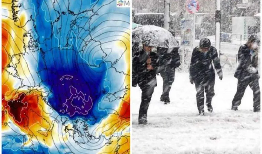 Veşti rele de la meteorologi: Un val de aer polar va cuprinde Europa, iar temperaturile vor fi cu 25 de grade mai mici