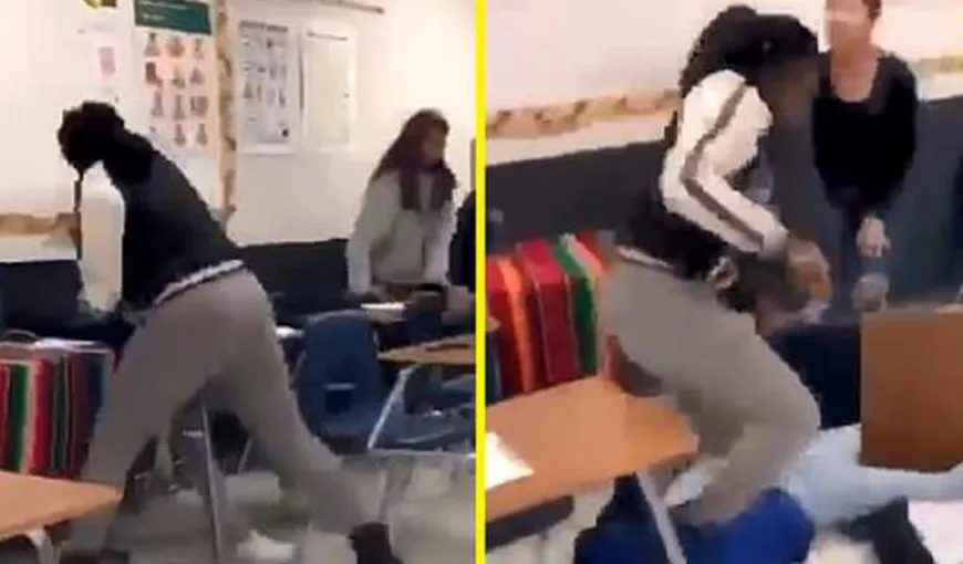 O profesoară a fost filmată când bate cu pumnii şi trânteşte la pământ o elevă cu dizabilităţi