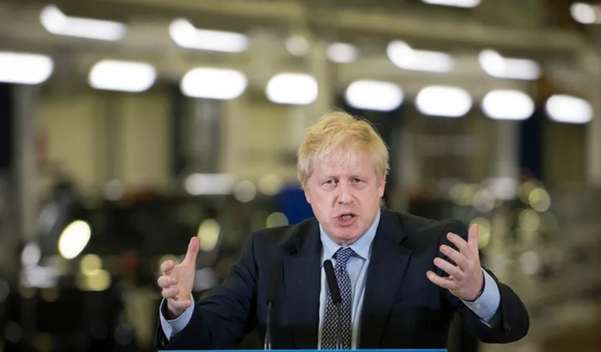 Boris Johnson a rostit măscări într-un discurs de campanie, făcând trimitere la onanism