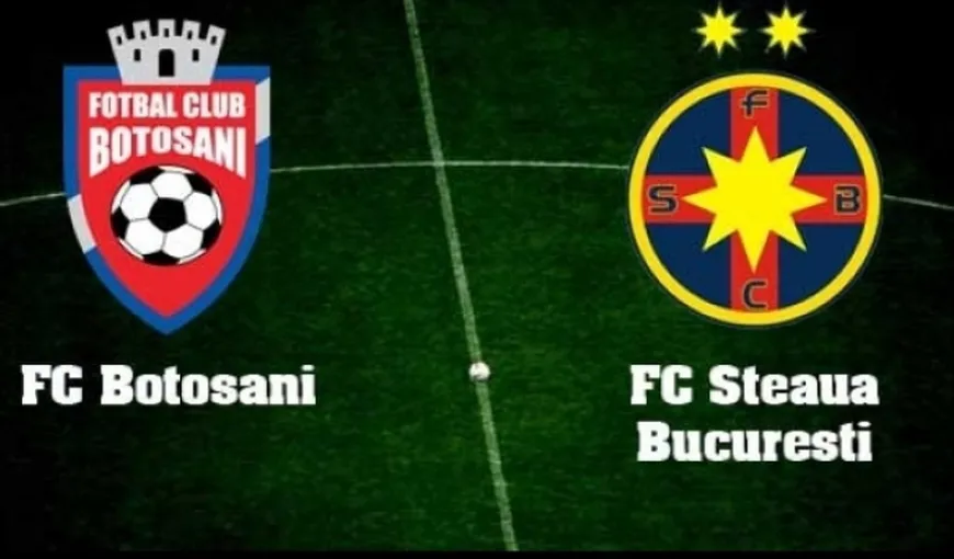 FC BOTOSANI – FCSB  0-2 şi echipa lui Vintilă se apropie la un meci de campioana CFR Cluj