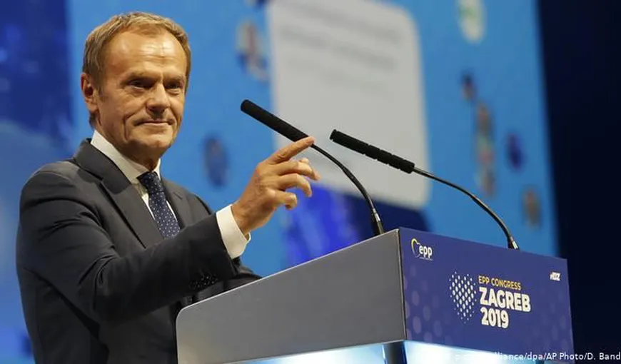 Donald Tusk a fost ales în funcţia de preşedinte al Partidului Popular European