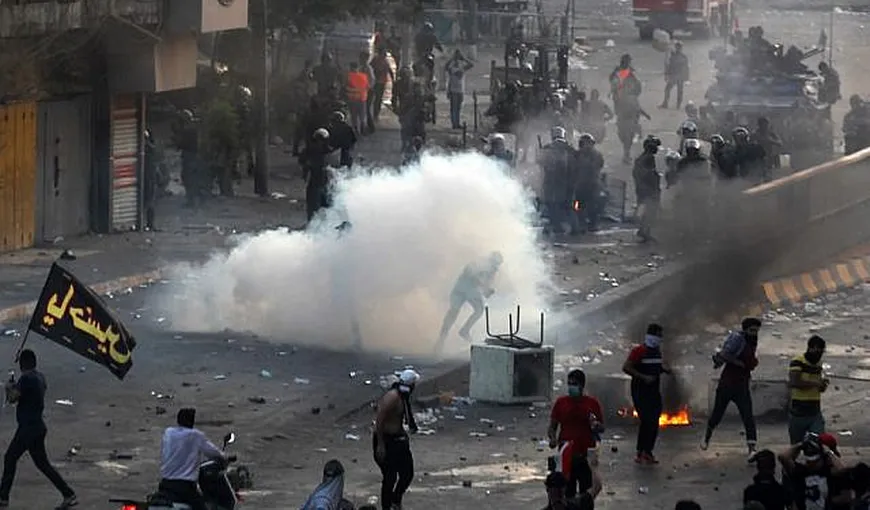 ONG-ul Human Rights Wach anunţă că 16 manifestanţi irakieni au fost ucişi în timpul protestelor din ţară