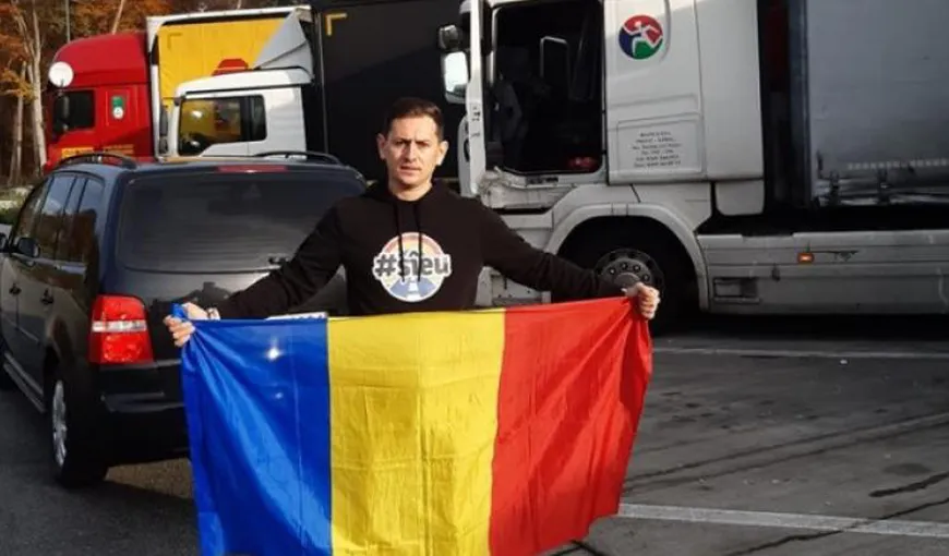 Gestul inedit al unui român din Germania. A condus la vot şoferii de TIR cu maşina lui personală