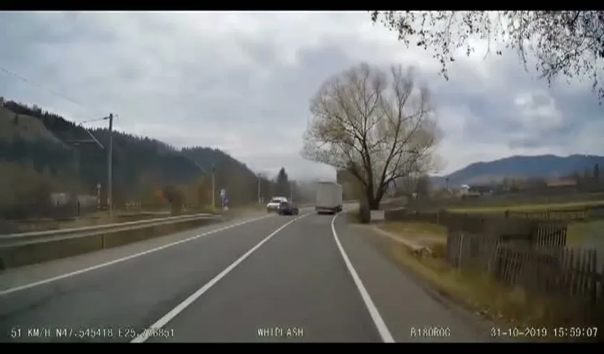Gest criminal al unui şofer, filmat pe un drum din Suceava: „Îl omoram, care-i problema? Am asigurare la maşină”