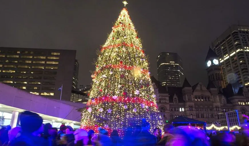 Bianca Andreescu are parte de onoarea supremă în Canada. Va aprinde luminile celui mai înalt brad de Crăciun din Toronto