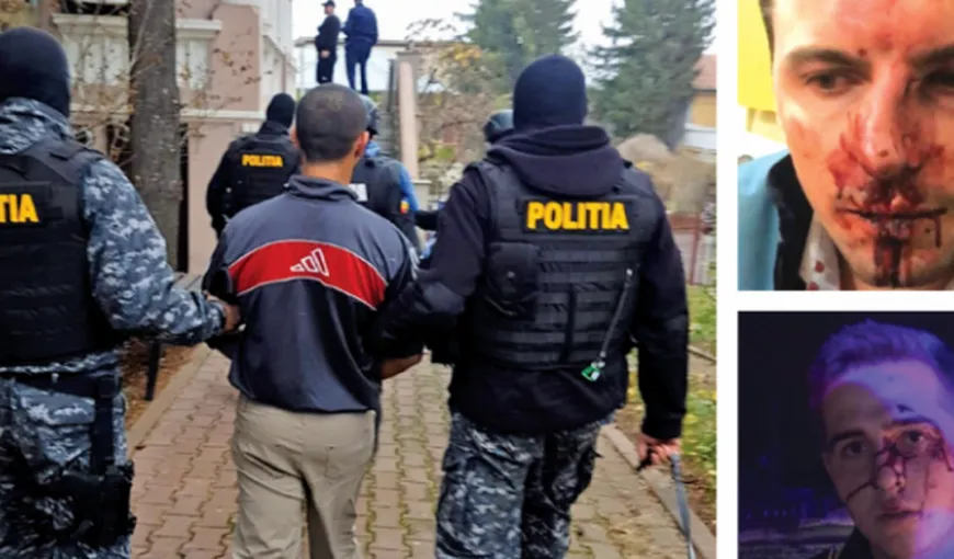 Primele imagini cu intervenţia politiştilor sechestraţi şi bătuţi de samsarii de porci în Vâlcea – VIDEO
