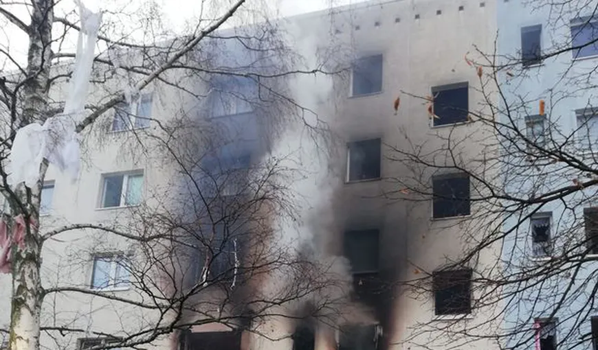 Explozie într-un bloc de locuinţe, în Germania. Cel puţin 25 de persoane au fost rănite. O persoană a murit UPDATE