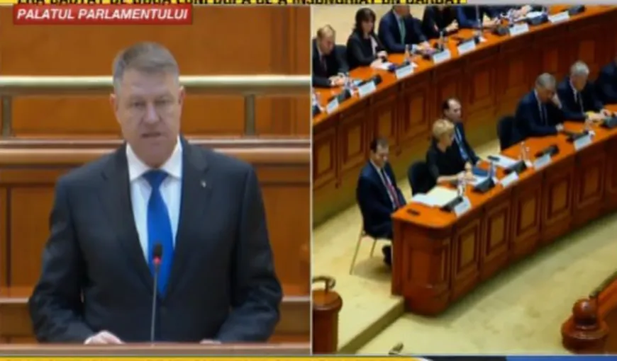 Klaus Iohannis vrea să fie schimbaţi din fruntea Parlamentului Ciolacu şi Meleşcanu. Replica lui Marcel Ciolacu