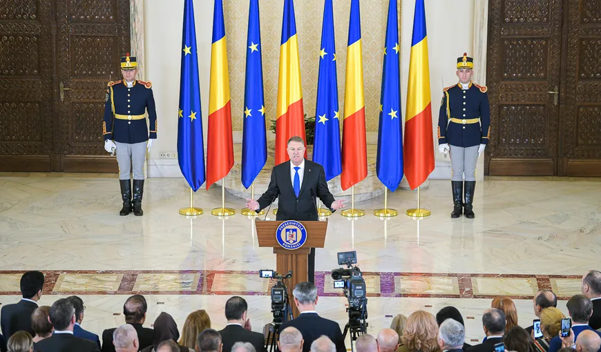 Preşedintele Iohannis îi primeşte joi pe ambasadorii statelor membre UE acreditaţi la Bucureşti