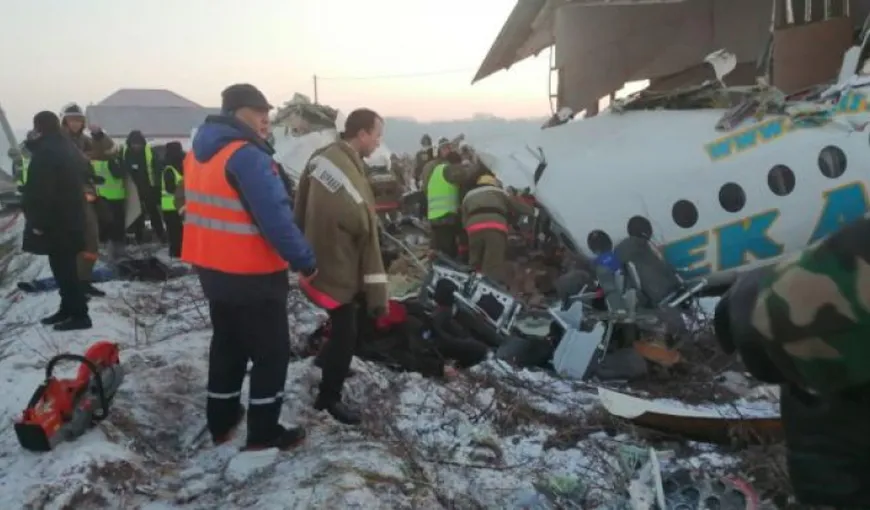 Avion prăbuşit în Kazahstan, mărturia unei supravieţuitoare: „Nu era haos la bord, nu erau ţipete”