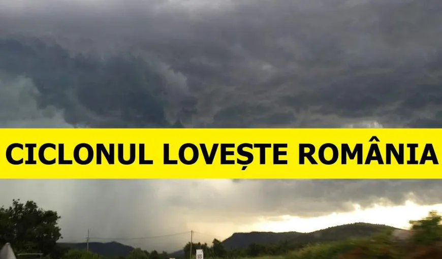 România, lovită de un CICLON în zilele următoare. Vremea se schimbă radical de la oră la oră