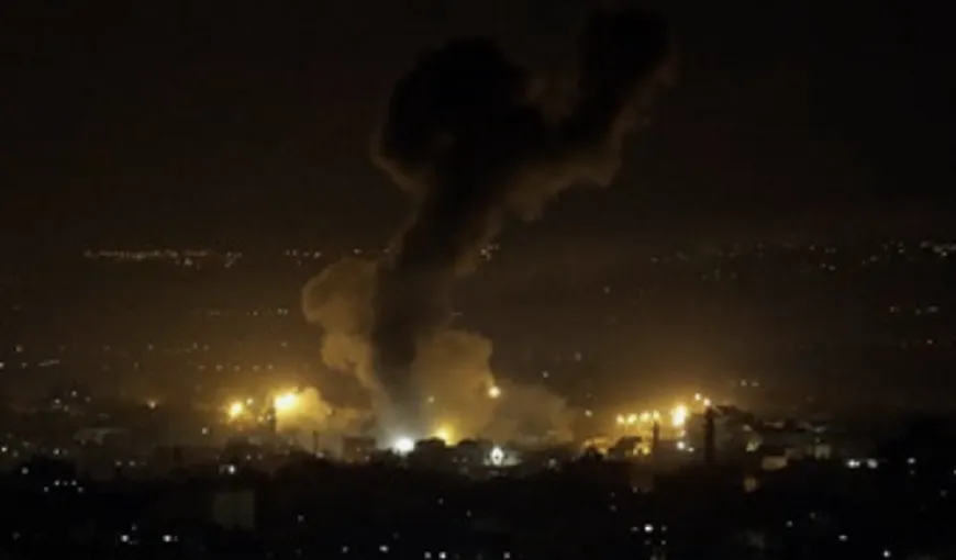 Atac cu rachete în desfăşurare, în Gaza. Sunt distruse mai multe ţinte