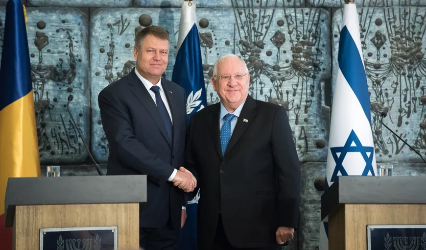 Preşedintele Klaus Iohannis l-a invitat pe preşedintele Israelului în România. Invitaţia a fost acceptată