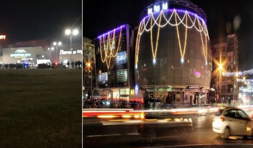Mall-urile din Râmnicu Vâlcea, evacuate în urma unei ameninţări cu bombă VIDEO