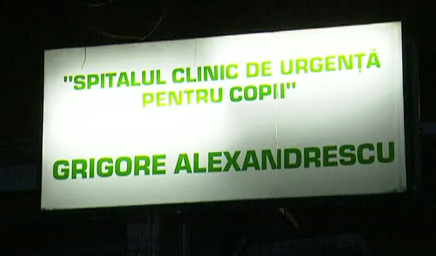 Părinţi ameninţaţi cu spray lacrimogen în sala de aşteptare la camera de gardă a Spitalului „Grigore Alexandrescu”