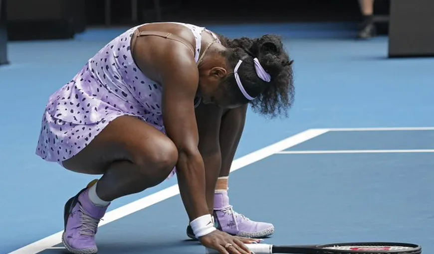 Surpriza zilei la Australian Open 2020. Serena Williams, de şapte ori campioană la Melbourne, a fost eliminată în turul trei