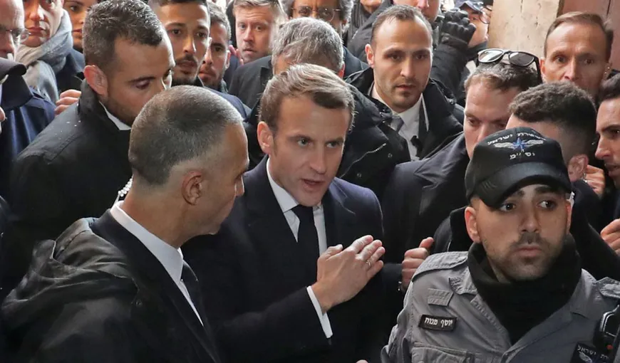 Bătăi între serviciile de securitate ale lui Macron şi Netanyahu în biserică
