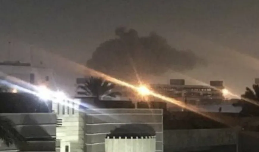 Ambasada SUA la Bagdad a fost atacată cu rachete. S-au auzit cel puţin patru explozii VIDEO