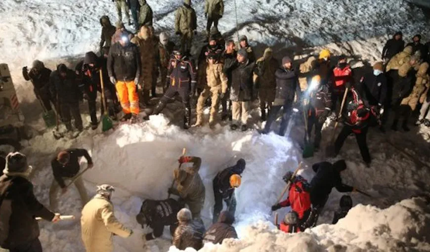 Momente cumplite în Turcia! 40 de oameni au murit într-o avalanşă – VIDEO
