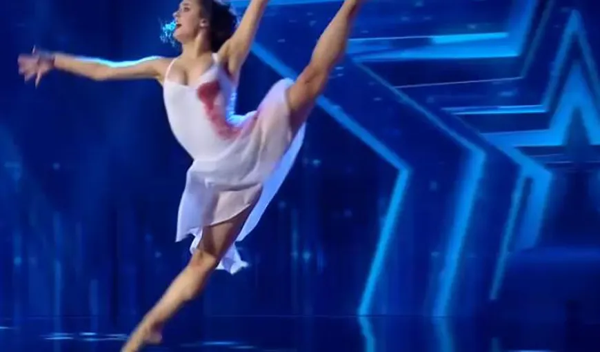 Larisa Magda, dansatoarea care i-a impresionat pe juraţi la Românii au talent. „Eşti un fenomen”