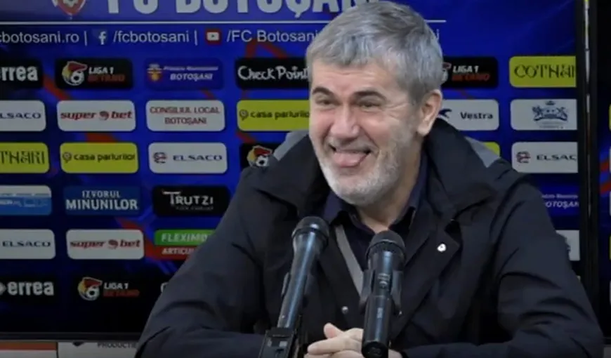 Patronul lui FC Botoşani, întrebat dacă se gândeşte să ia titlul: „E dimineaţă, nu sunt băut”