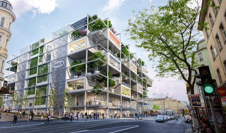 IKEA va deschide un magazin eco în Viena. Motivul pentru care nu este dotat cu parcare