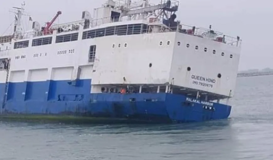 Plângere la DNA în cazul navei răsturnate în Portul Midia. Vaporul morţii a fost supraîncărcat