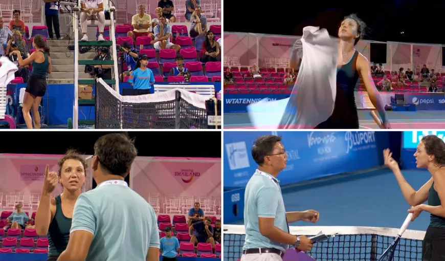 Patricia Ţig, reacţie şocantă la un turneu WTA. „Arbitrul asta nu stie nimic, frate, e un dobitoc!” VIDEO