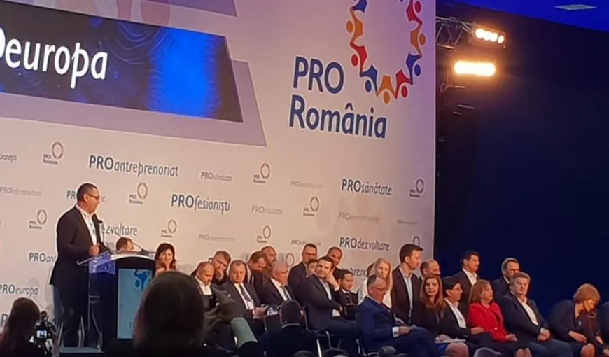 LIVE Pro România îşi anunţă cele 10 priorităţi pentru dezvoltarea ţării. La Consiliul Naţional participă şi Gabriela Firea şi Tăriceanu