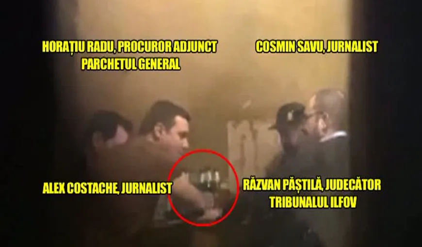România TV a prezentat filmuleţul necenzurat al petrecerii dintre jurnalişti şi procurori VIDEO