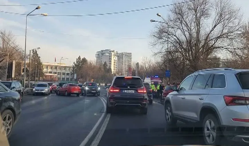 Accident cu cinci maşini lângă Ambasada Chinei din Bucureşti