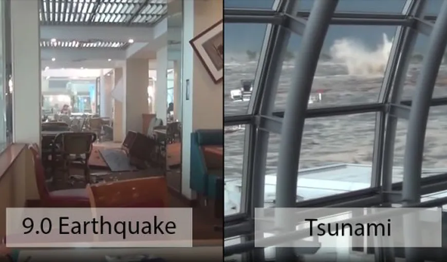 Noi imagini cu cutremurul de 9 grade care a devastat Japonia. Oamenii sunt paralizaţi de frică, totul se prăbuşeşte în jurul lor VIDEO