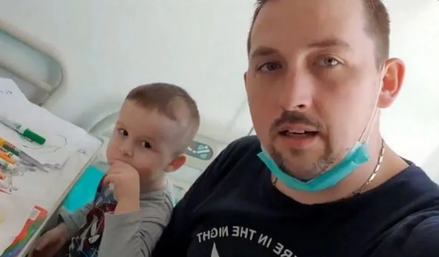 Mesajul impresionant al unui baietel de patru ani confirmat cu coronavirus VIDEO