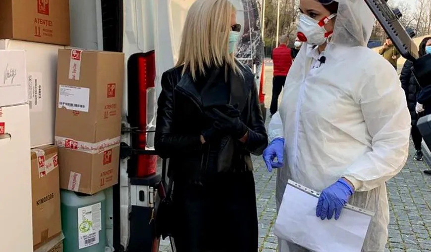 Andreea Marin, campanie umanitară pentru persoane afectate de coronavirus. Produse în valoare de 440.000 de euro VIDEO